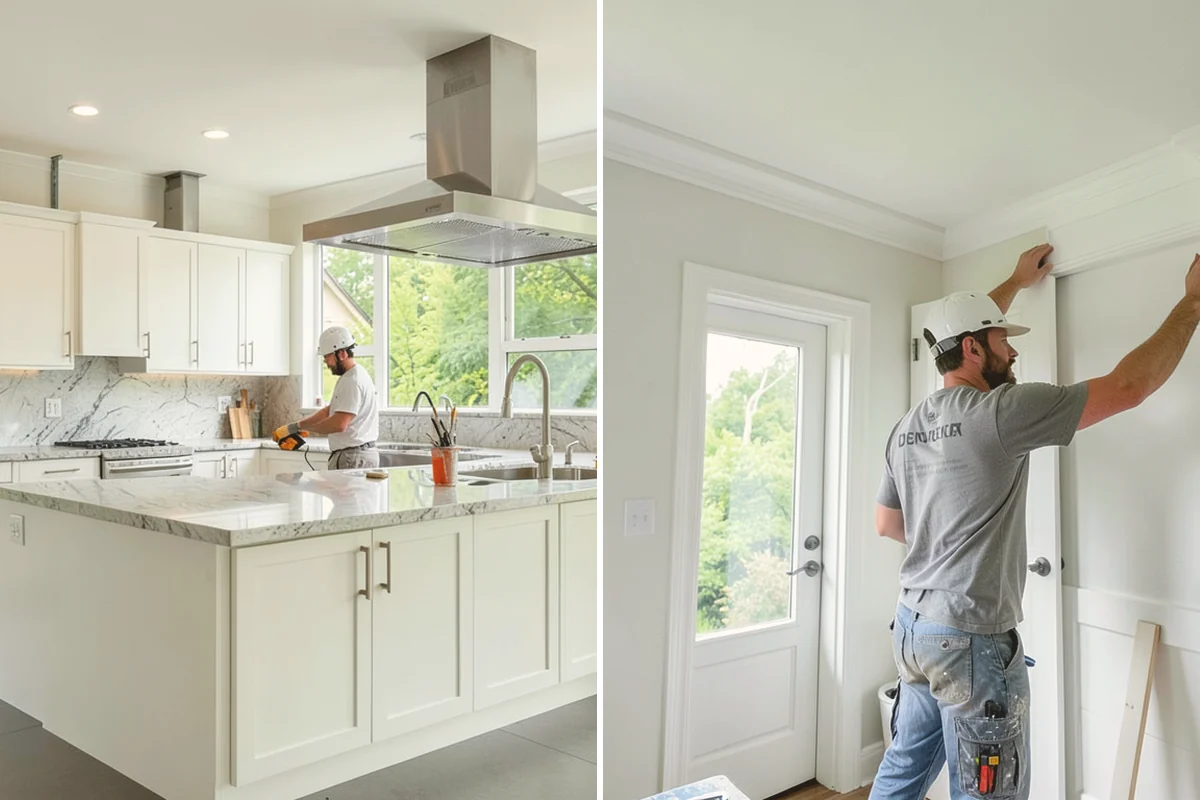 Kitchen Island Installation in Orting, Pierce County, WA - Verify clearances and plan island features