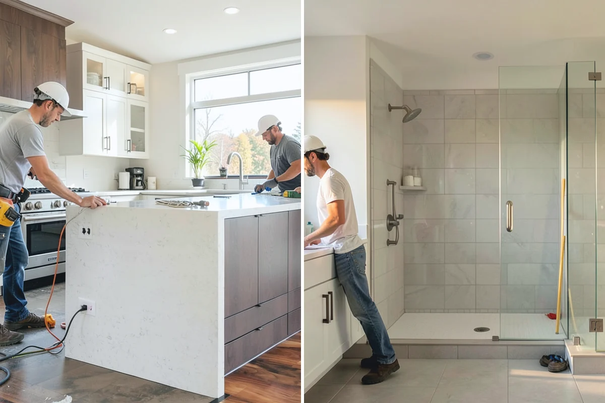 Kitchen Island Installation in Sumner, Pierce County, WA - Verify clearances and plan island features