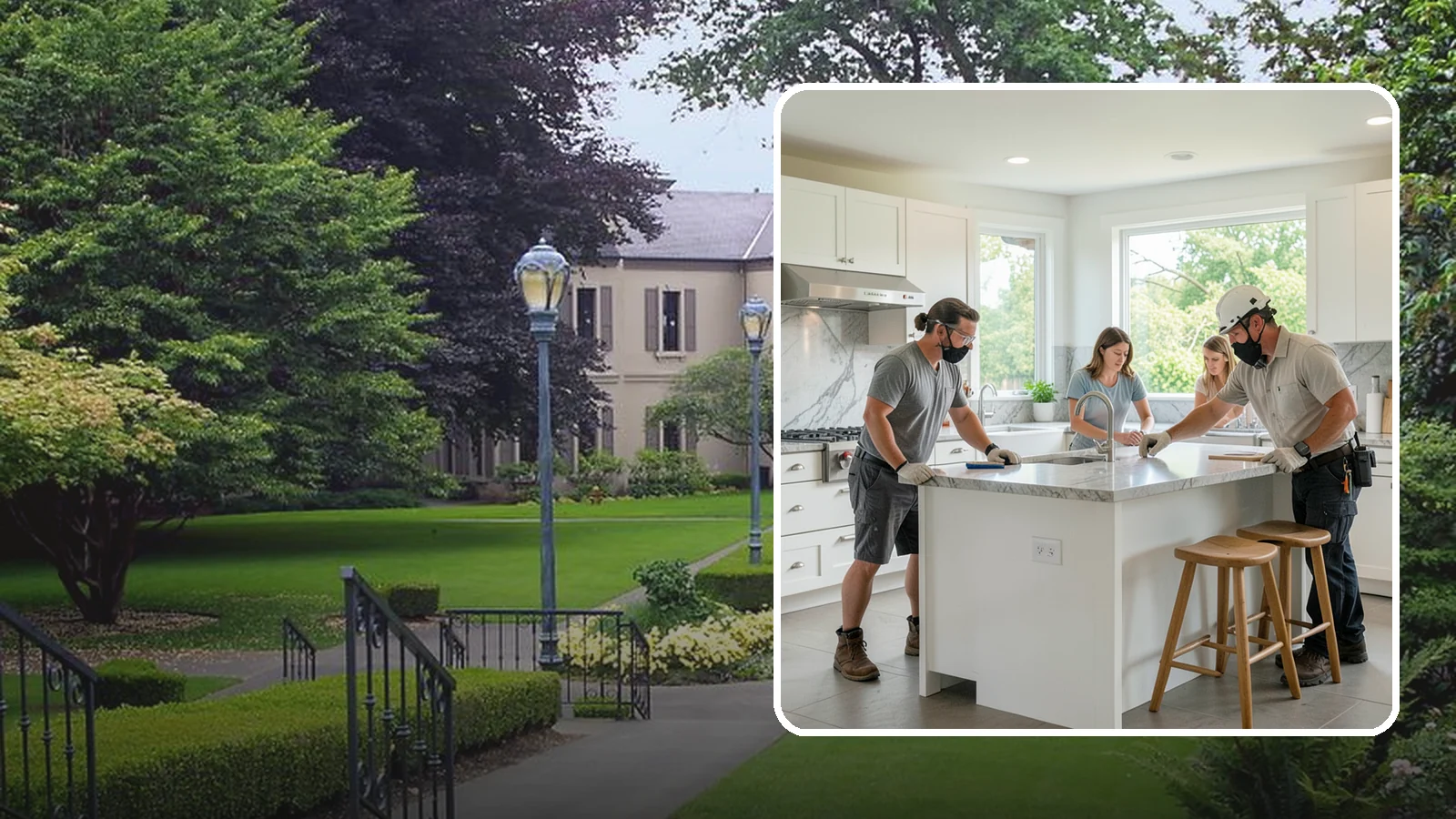Kitchen Island Installation in Woodinville, King County, WA - Designing and installing a kitchen island to add prep space, storage, and seating at the center of your kitchen.