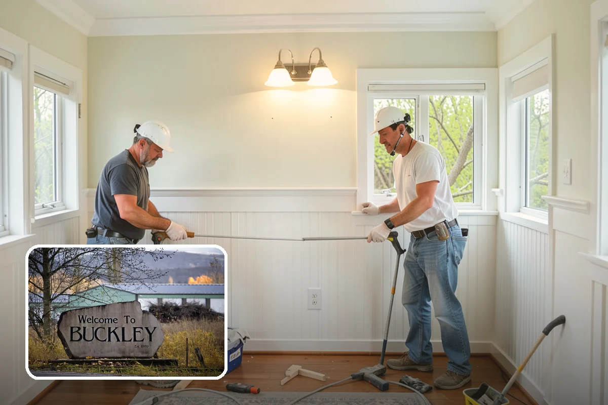 Kitchen Lighting Upgrade in Buckley, Pierce County, WA - Even, layered light across the kitchen