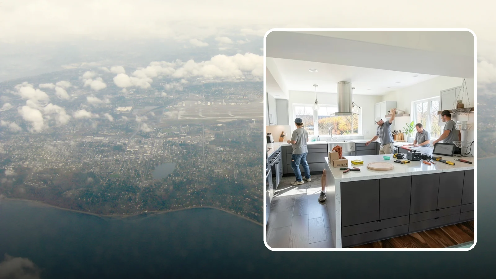 Kitchen Lighting Upgrade in Burien, King County, WA - Upgrading your kitchen's overall lighting with layered ambient, task, and accent fixtures for a brighter, more functional space.