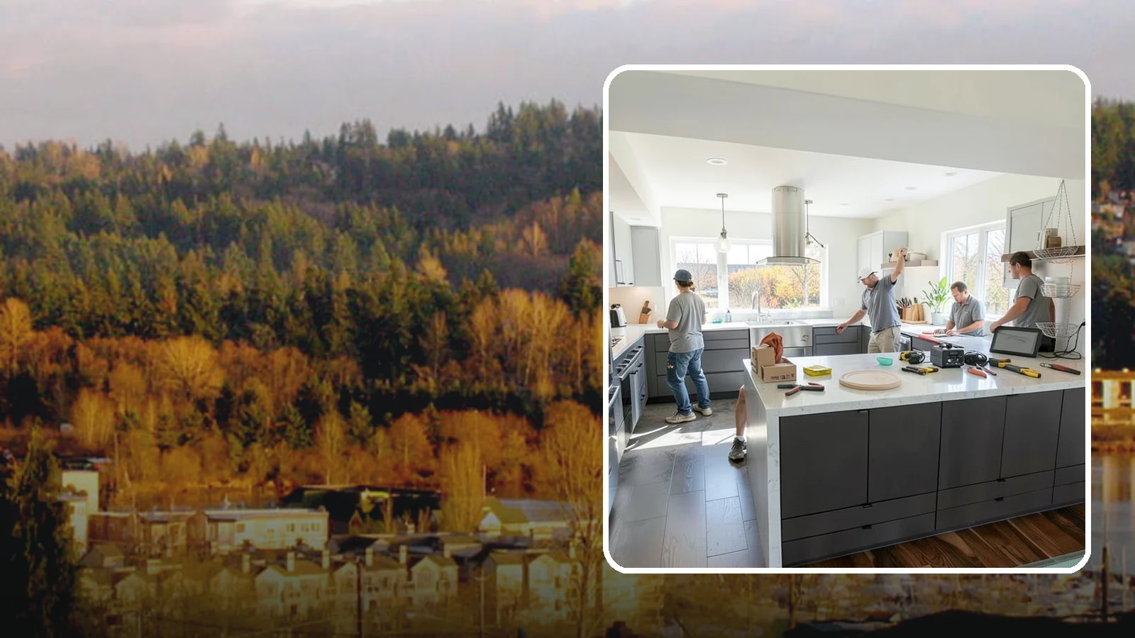Kitchen Lighting Upgrade in Kenmore, King County, WA - Upgrading your kitchen's overall lighting with layered ambient, task, and accent fixtures for a brighter, more functional space.