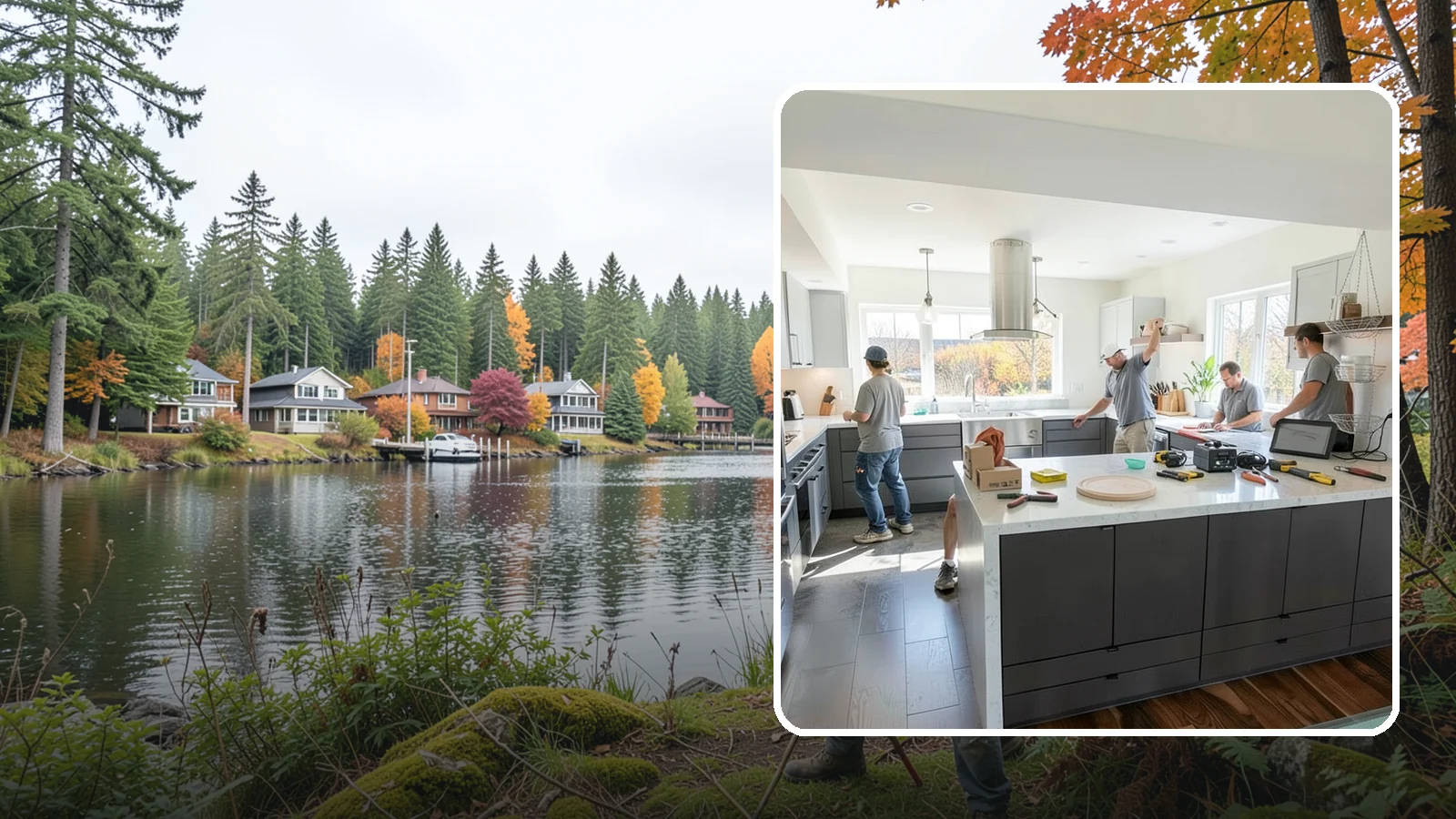 Kitchen Lighting Upgrade in La Conner, Skagit County, WA - Upgrading your kitchen's overall lighting with layered ambient, task, and accent fixtures for a brighter, more functional space.