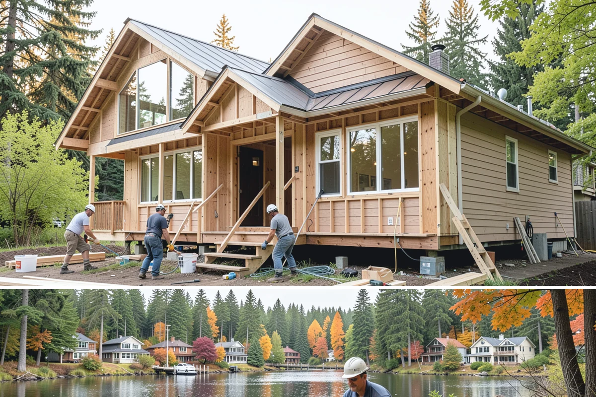 Kitchen Lighting Upgrade in La Conner, Skagit County, WA - Upgrading lighting in early fall prepares your kitchen for the darker, shorter days ahead.