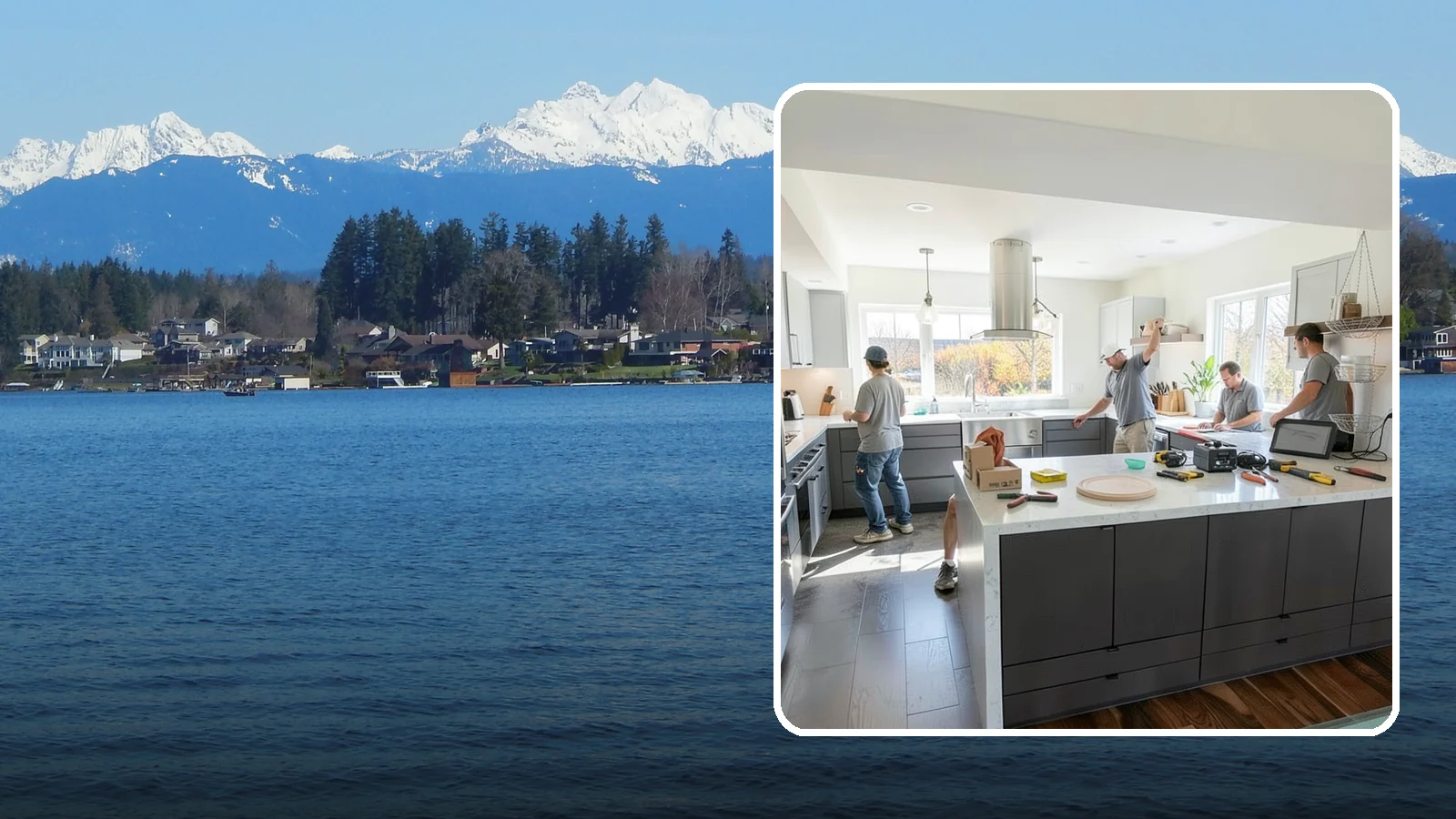 Kitchen Lighting Upgrade in Lake Stevens, Snohomish County, WA - Upgrading your kitchen's overall lighting with layered ambient, task, and accent fixtures for a brighter, more functional space.