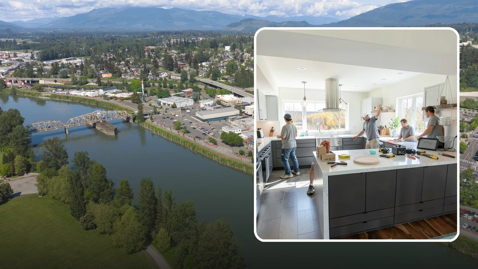 Kitchen Lighting Upgrade in Mount Vernon, Skagit County, WA - Upgrading your kitchen's overall lighting with layered ambient, task, and accent fixtures for a brighter, more functional space.