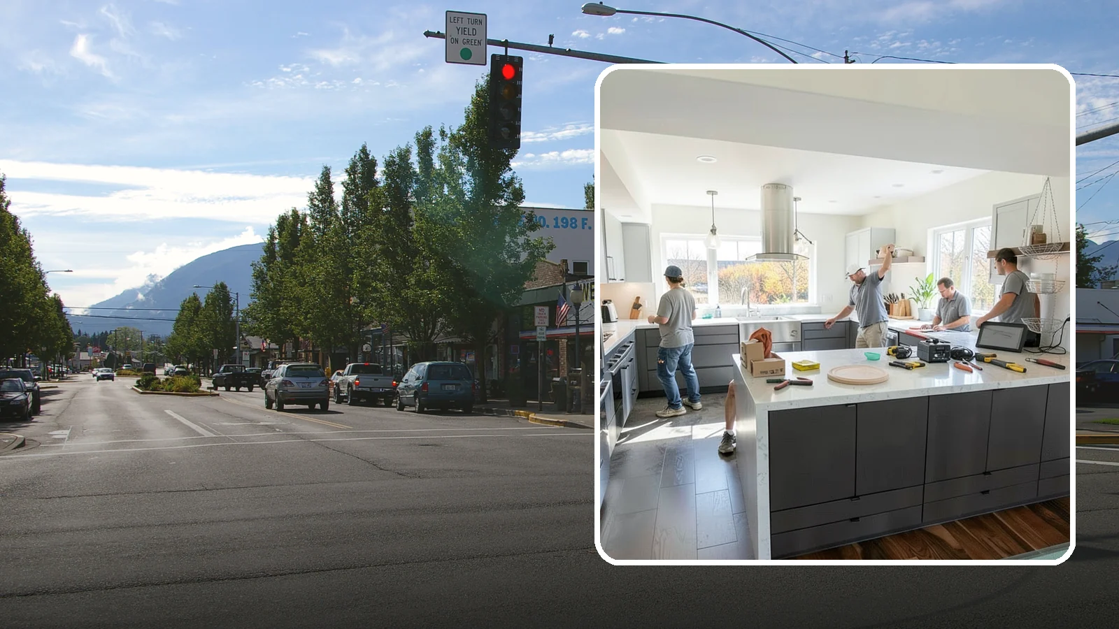 Kitchen Lighting Upgrade in North Bend, King County, WA - Upgrading your kitchen's overall lighting with layered ambient, task, and accent fixtures for a brighter, more functional space.