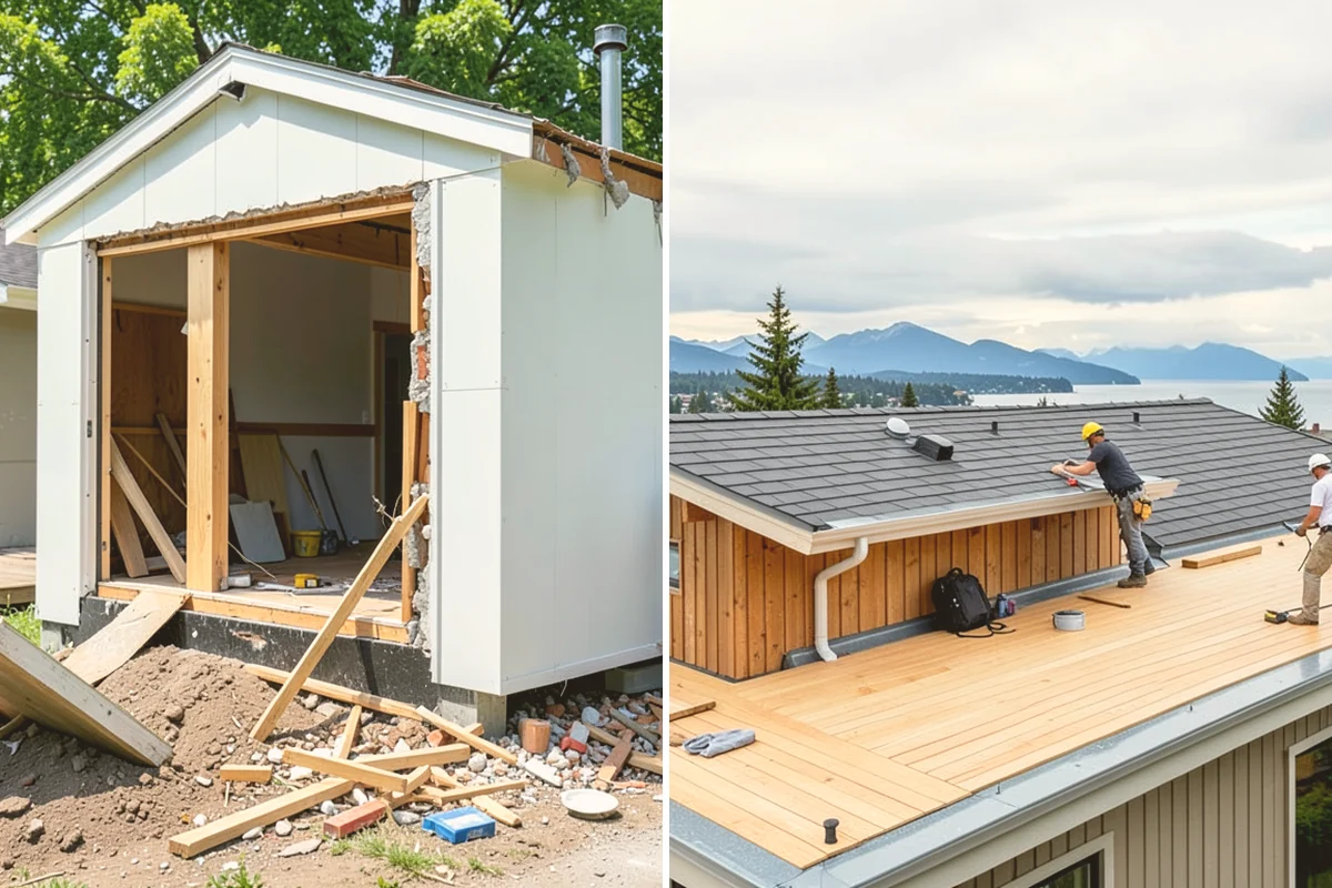 Kitchen Plumbing Relocation in Bothell, King County, WA - Plan new line routing and slope