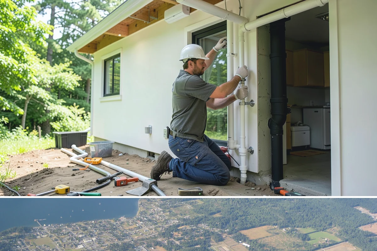 Kitchen Plumbing Relocation in Coupeville, Island County, WA - Plumbing relocation belongs in an open-wall phase, making it ideal to schedule during a spring remodel.
