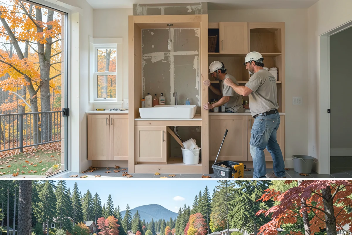 Kitchen Plumbing Relocation in Covington, King County, WA - Plumbing relocation belongs in an open-wall phase, making it ideal to schedule during a spring remodel.