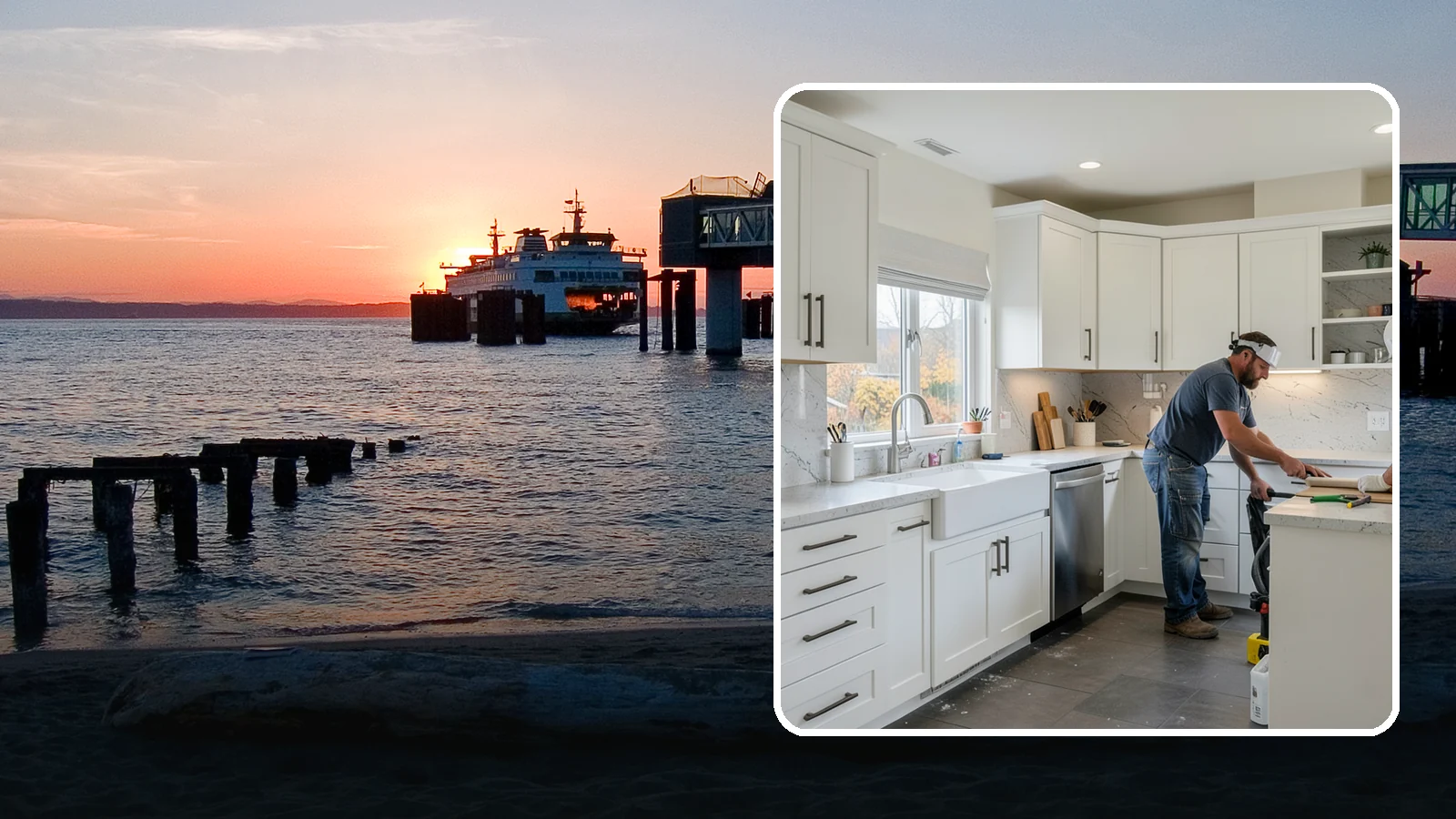 Kitchen Plumbing Relocation in Edmonds, Snohomish County, WA - Relocating kitchen sinks, dishwashers, or supply and drain lines to support a new layout.