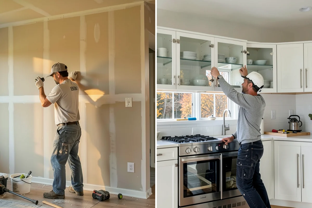 Kitchen Plumbing Relocation in Federal Way, King County, WA - Plan new line routing and slope
