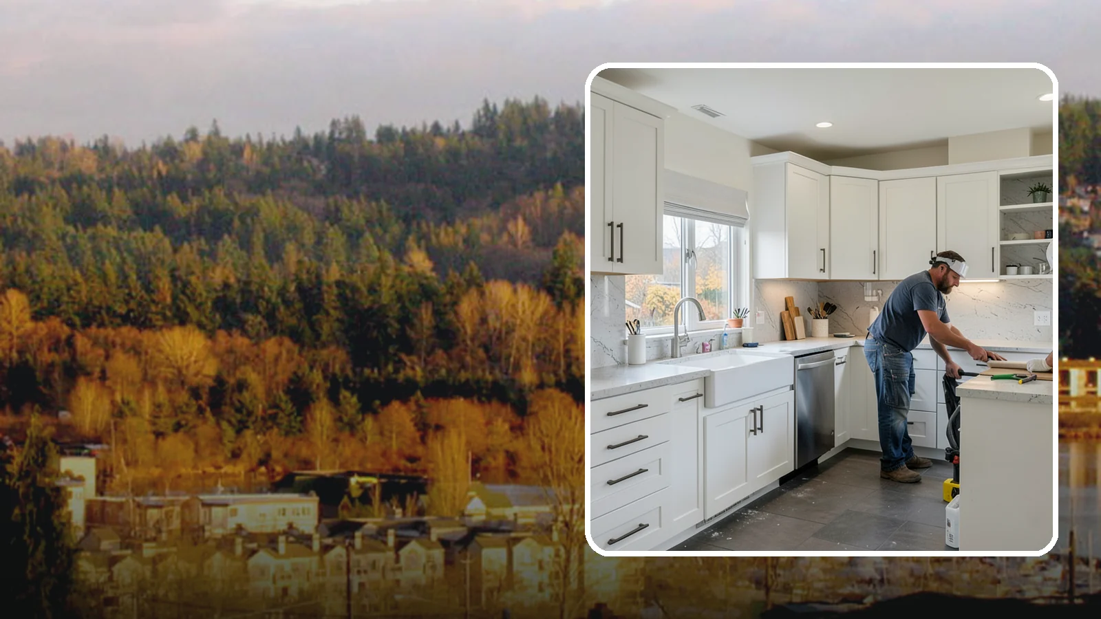 Kitchen Plumbing Relocation in Kenmore, King County, WA - Relocating kitchen sinks, dishwashers, or supply and drain lines to support a new layout.