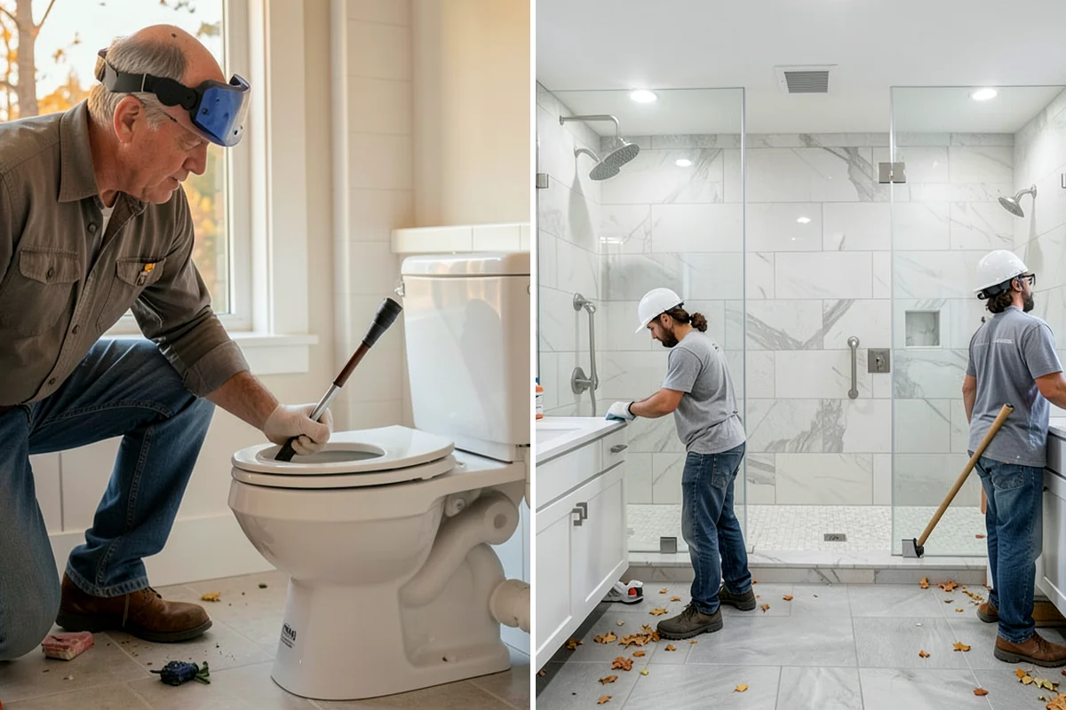 Kitchen Plumbing Relocation in Lake Forest Park, King County, WA - Plan new line routing and slope