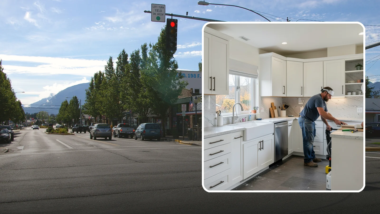 Kitchen Plumbing Relocation in North Bend, King County, WA - Relocating kitchen sinks, dishwashers, or supply and drain lines to support a new layout.