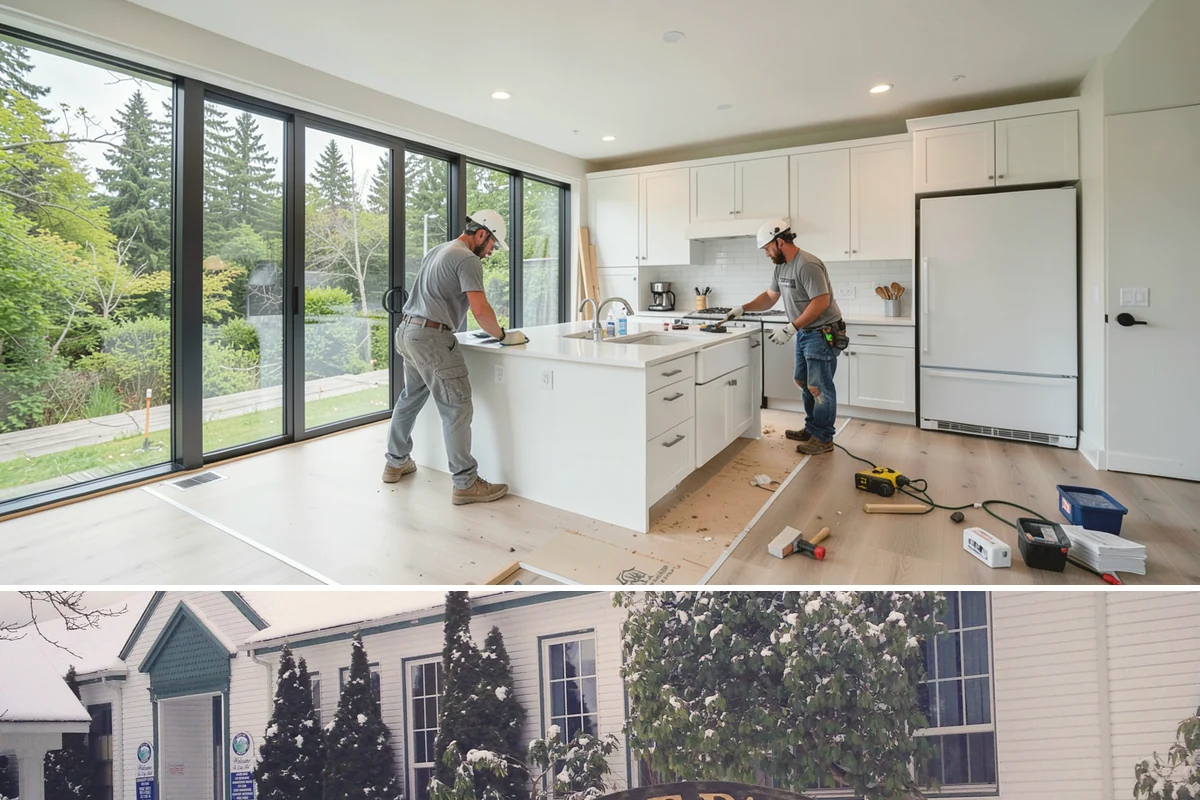 Kitchen Plumbing Relocation in Pacific, King County, WA - Plumbing relocation belongs in an open-wall phase, making it ideal to schedule during a spring remodel.