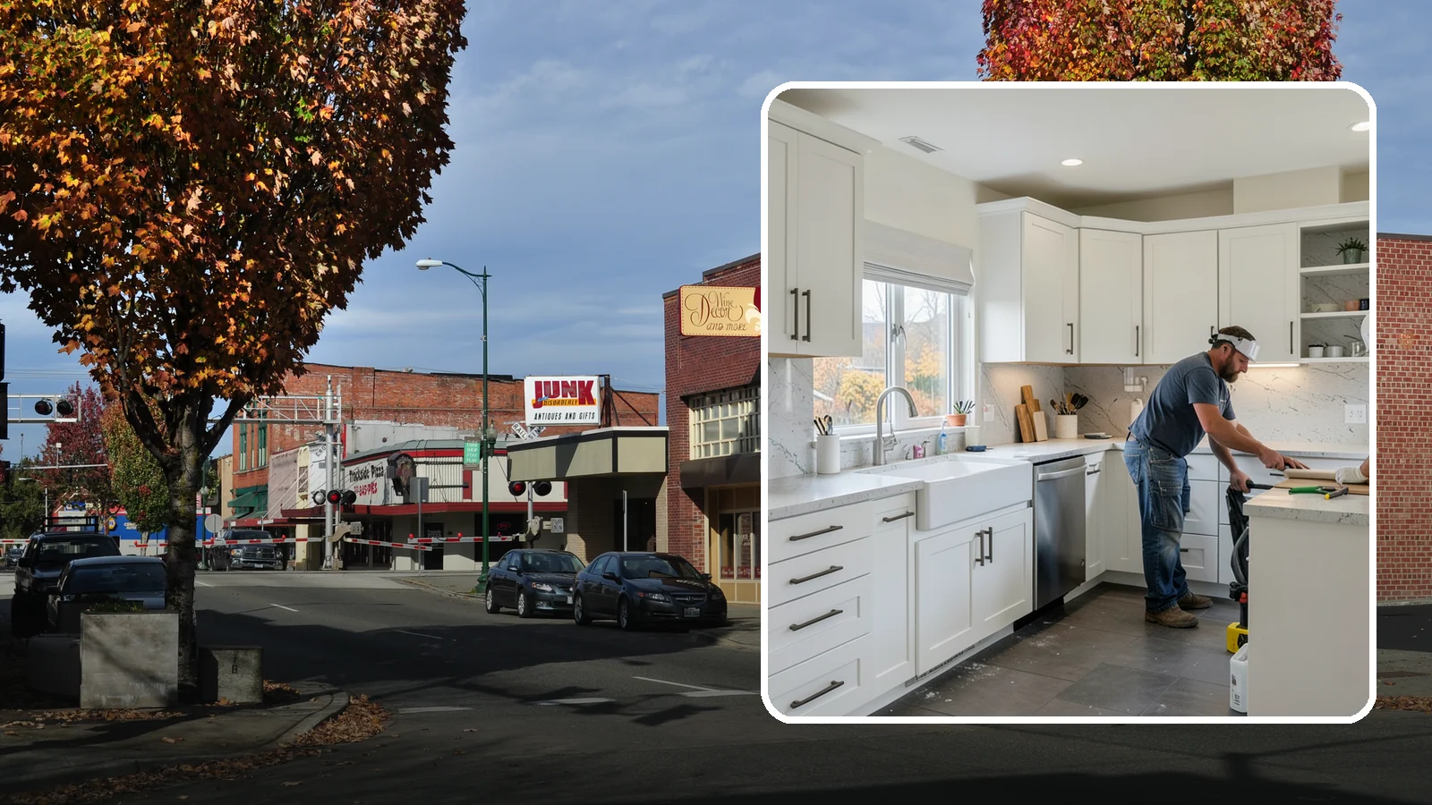 Kitchen Plumbing Relocation in Puyallup, Pierce County, WA - Relocating kitchen sinks, dishwashers, or supply and drain lines to support a new layout.