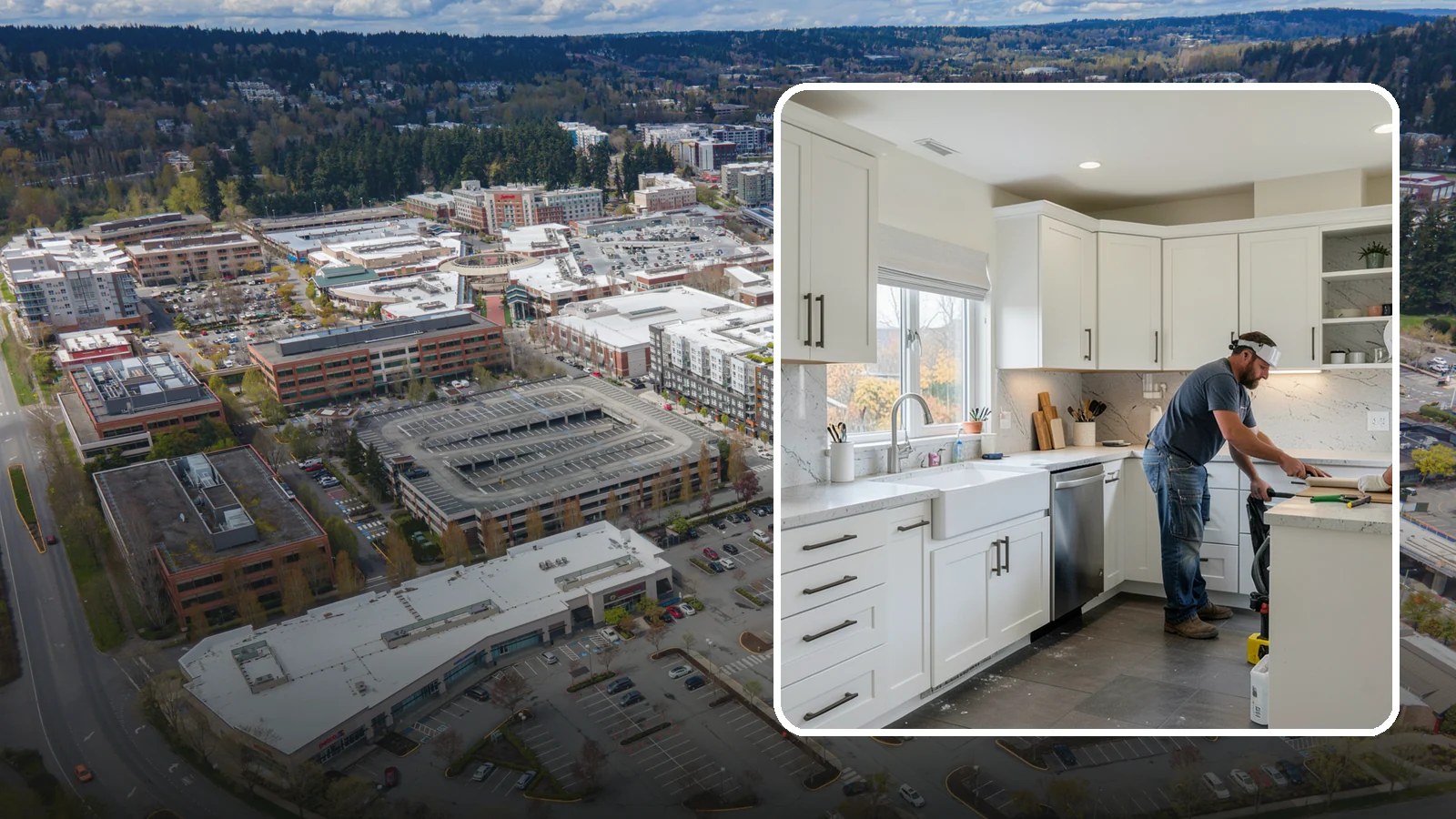 Kitchen Plumbing Relocation in Redmond, King County, WA - Relocating kitchen sinks, dishwashers, or supply and drain lines to support a new layout.