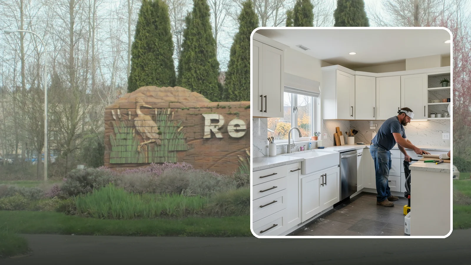 Kitchen Plumbing Relocation in Renton, King County, WA - Relocating kitchen sinks, dishwashers, or supply and drain lines to support a new layout.
