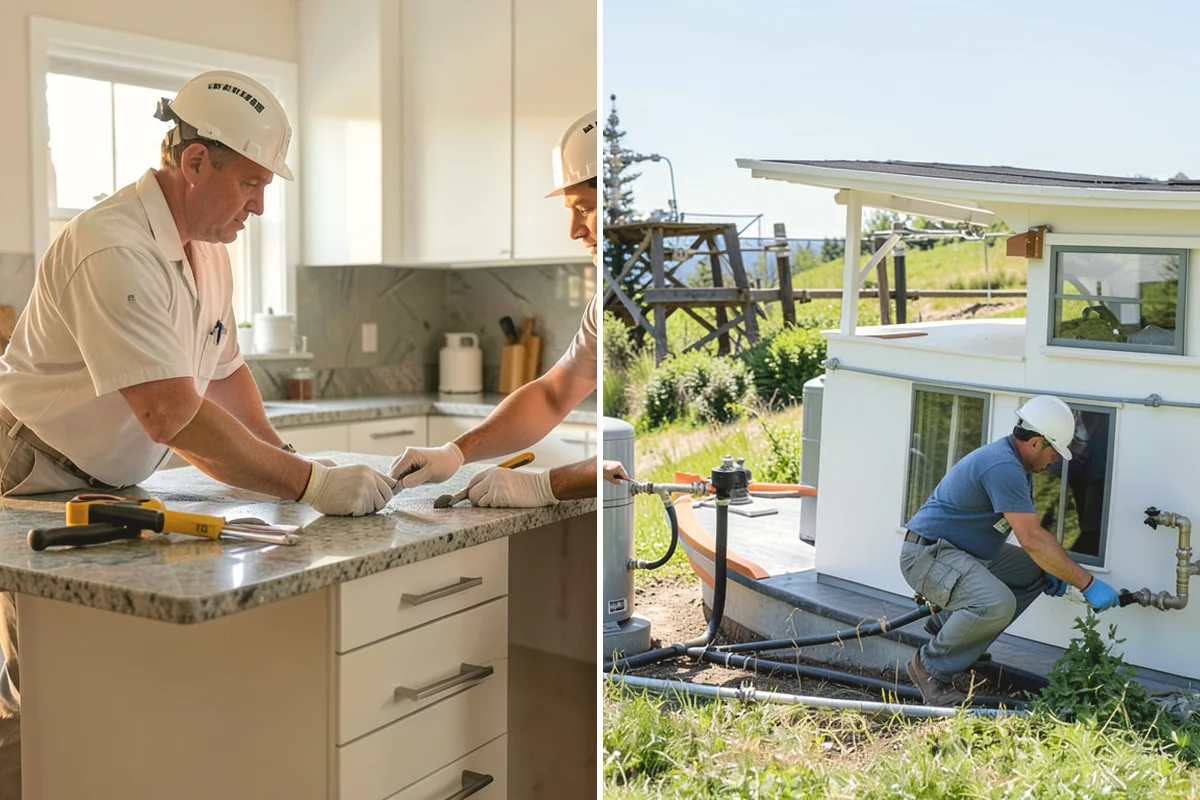 Kitchen Plumbing Relocation in Steilacoom, Pierce County, WA - Plan new line routing and slope