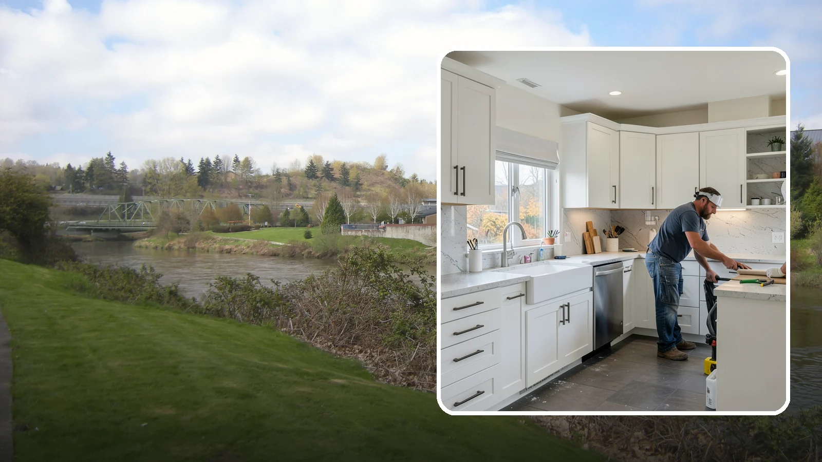 Kitchen Plumbing Relocation in Tukwila, King County, WA - Relocating kitchen sinks, dishwashers, or supply and drain lines to support a new layout.