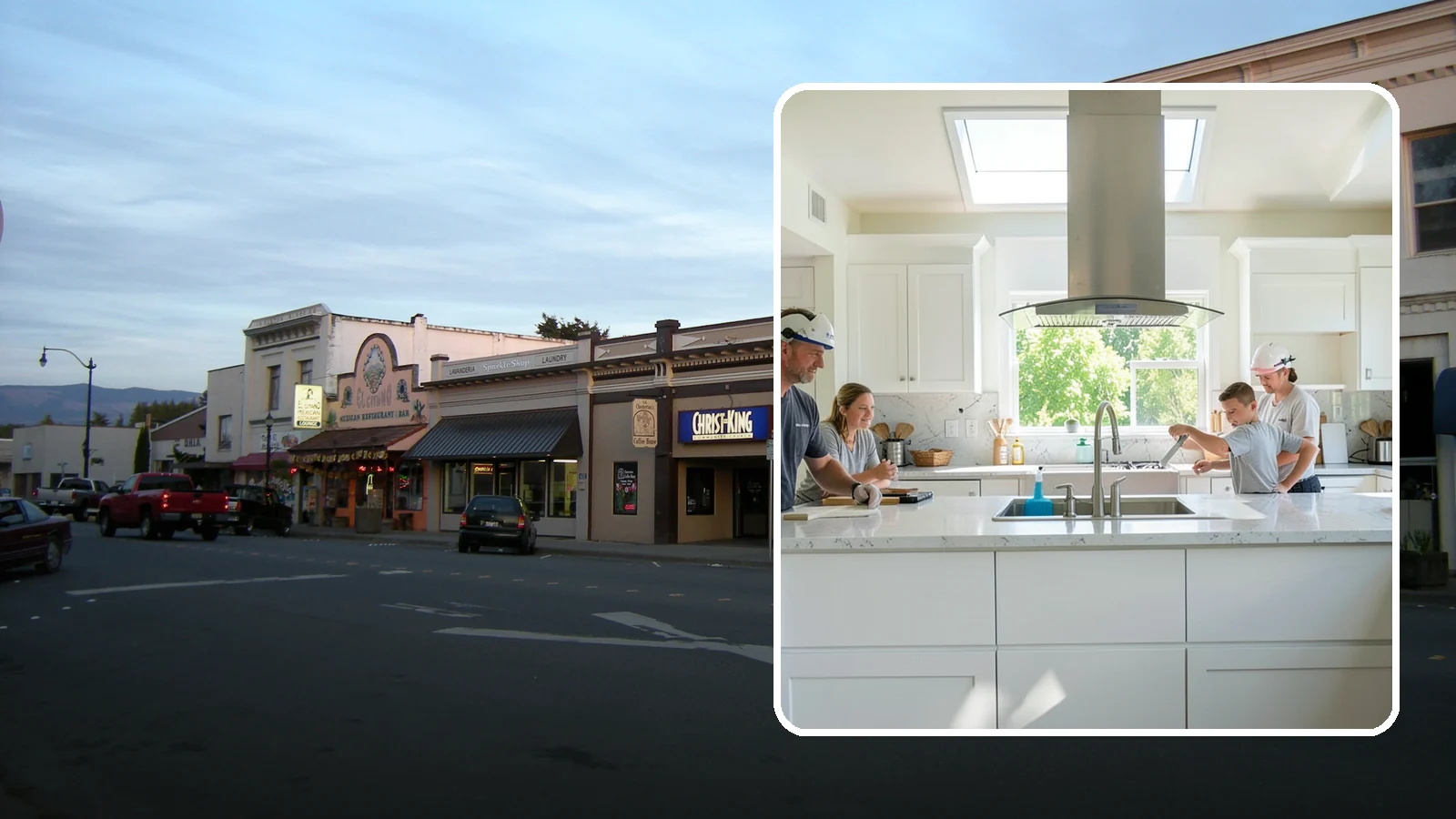 Kitchen Remodeling in Burlington, Skagit County, WA - A full kitchen remodel that reworks layout, cabinetry, counters, and finishes to fit how Western Washington families actually...