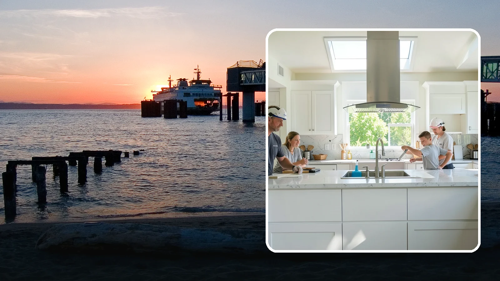 Kitchen Remodeling in Edmonds, Snohomish County, WA - A full kitchen remodel that reworks layout, cabinetry, counters, and finishes to fit how Western Washington families actually...