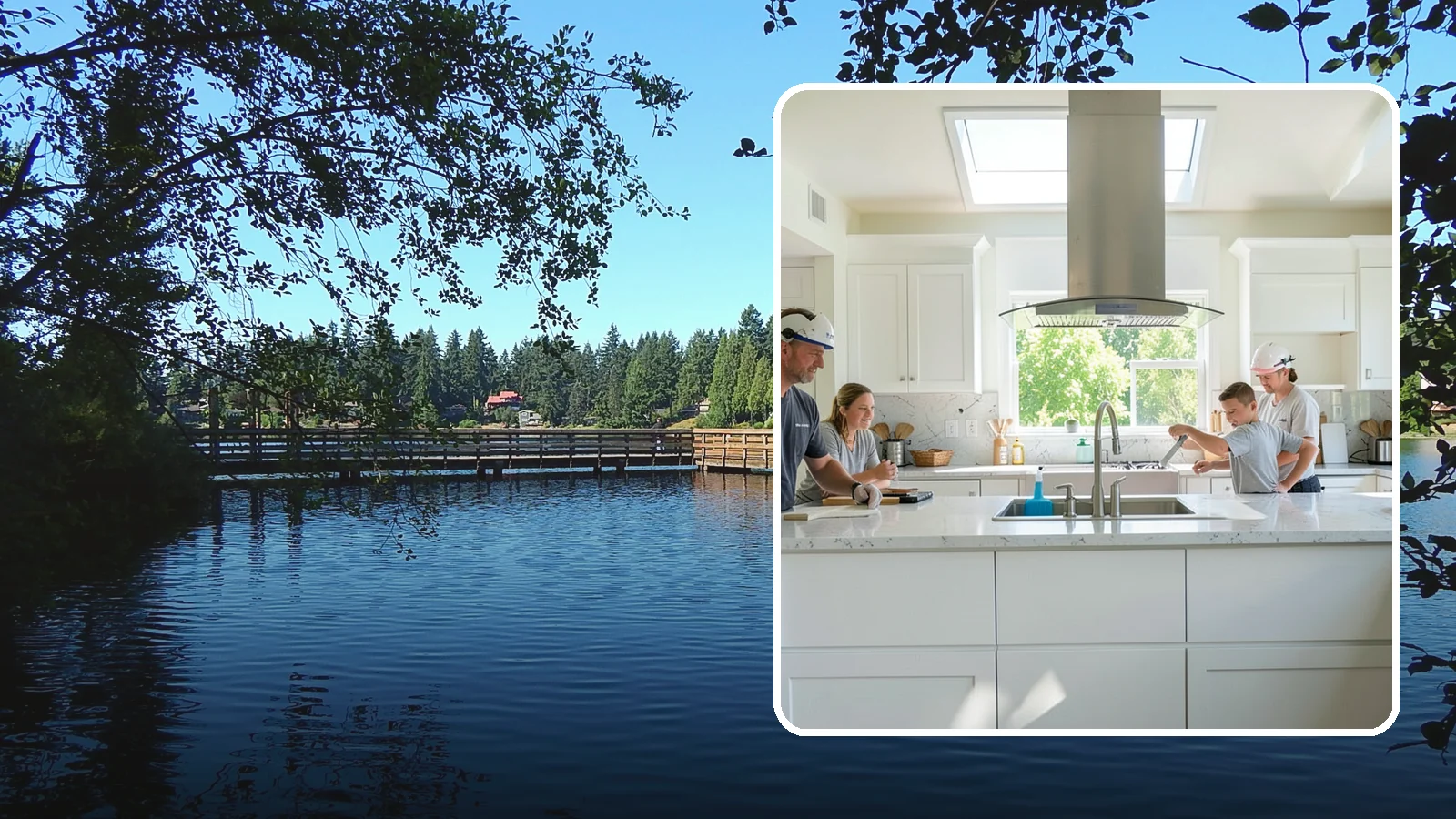 Kitchen Remodeling in Federal Way, King County, WA - A full kitchen remodel that reworks layout, cabinetry, counters, and finishes to fit how Western Washington families actually...