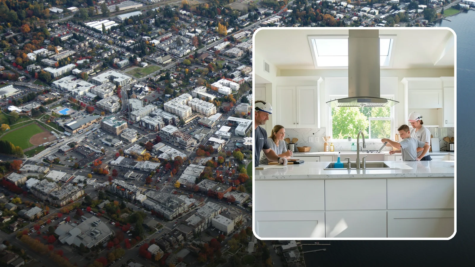 Kitchen Remodeling in Kirkland, King County, WA - A full kitchen remodel that reworks layout, cabinetry, counters, and finishes to fit how Western Washington families actually...