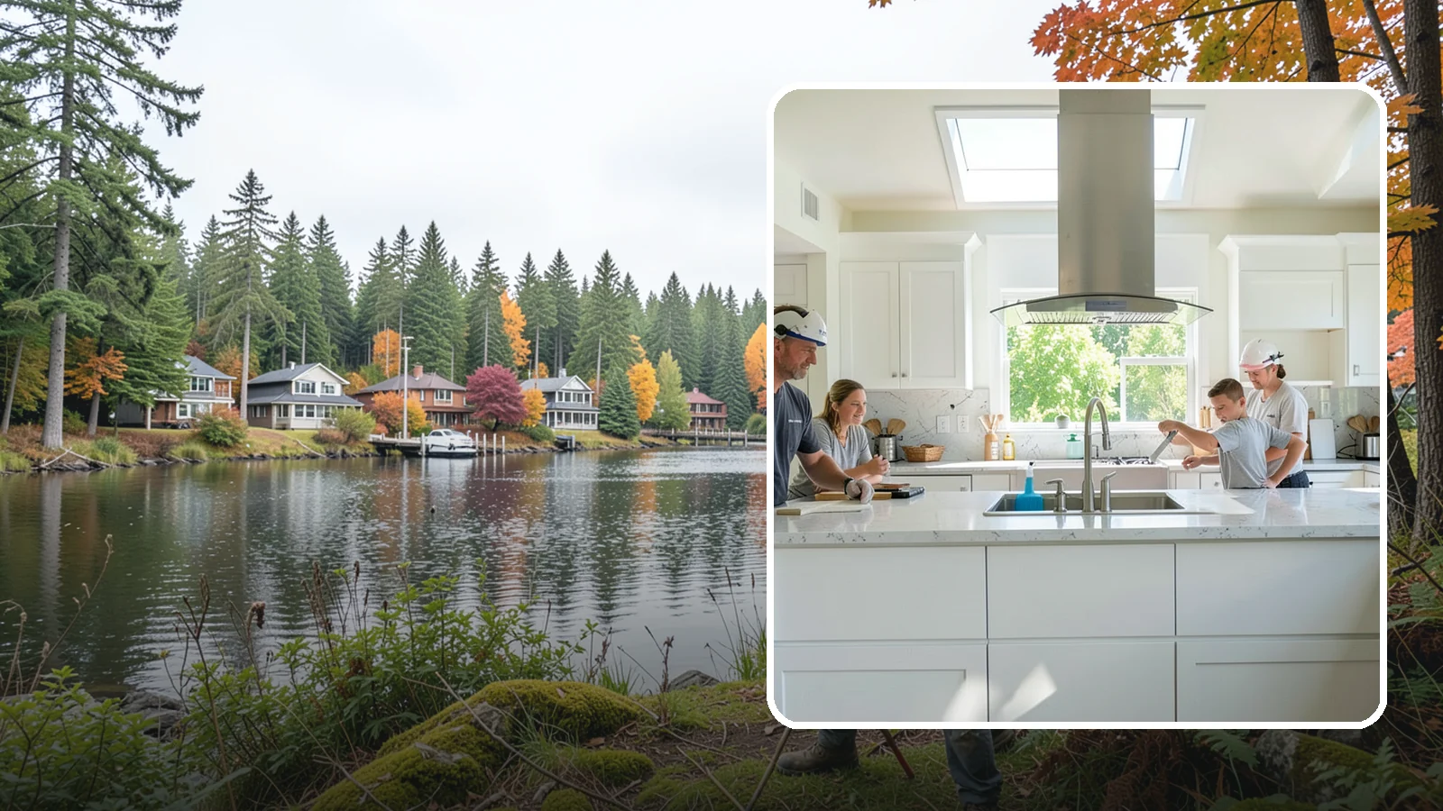 Kitchen Remodeling in La Conner, Skagit County, WA - A full kitchen remodel that reworks layout, cabinetry, counters, and finishes to fit how Western Washington families actually...