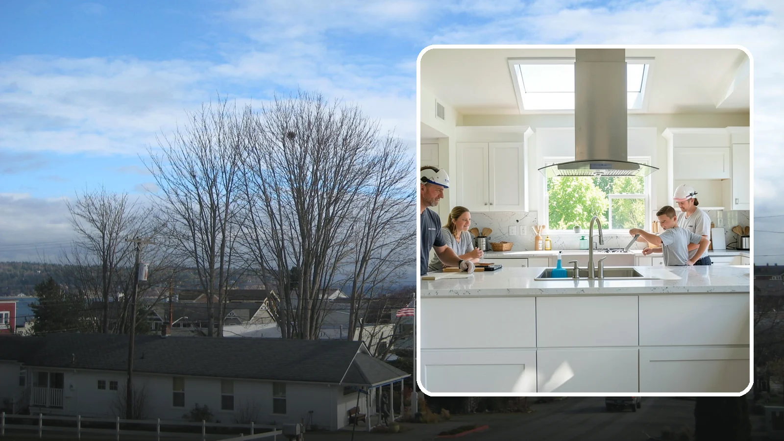 Kitchen Remodeling in Langley, Island County, WA - A full kitchen remodel that reworks layout, cabinetry, counters, and finishes to fit how Western Washington families actually...