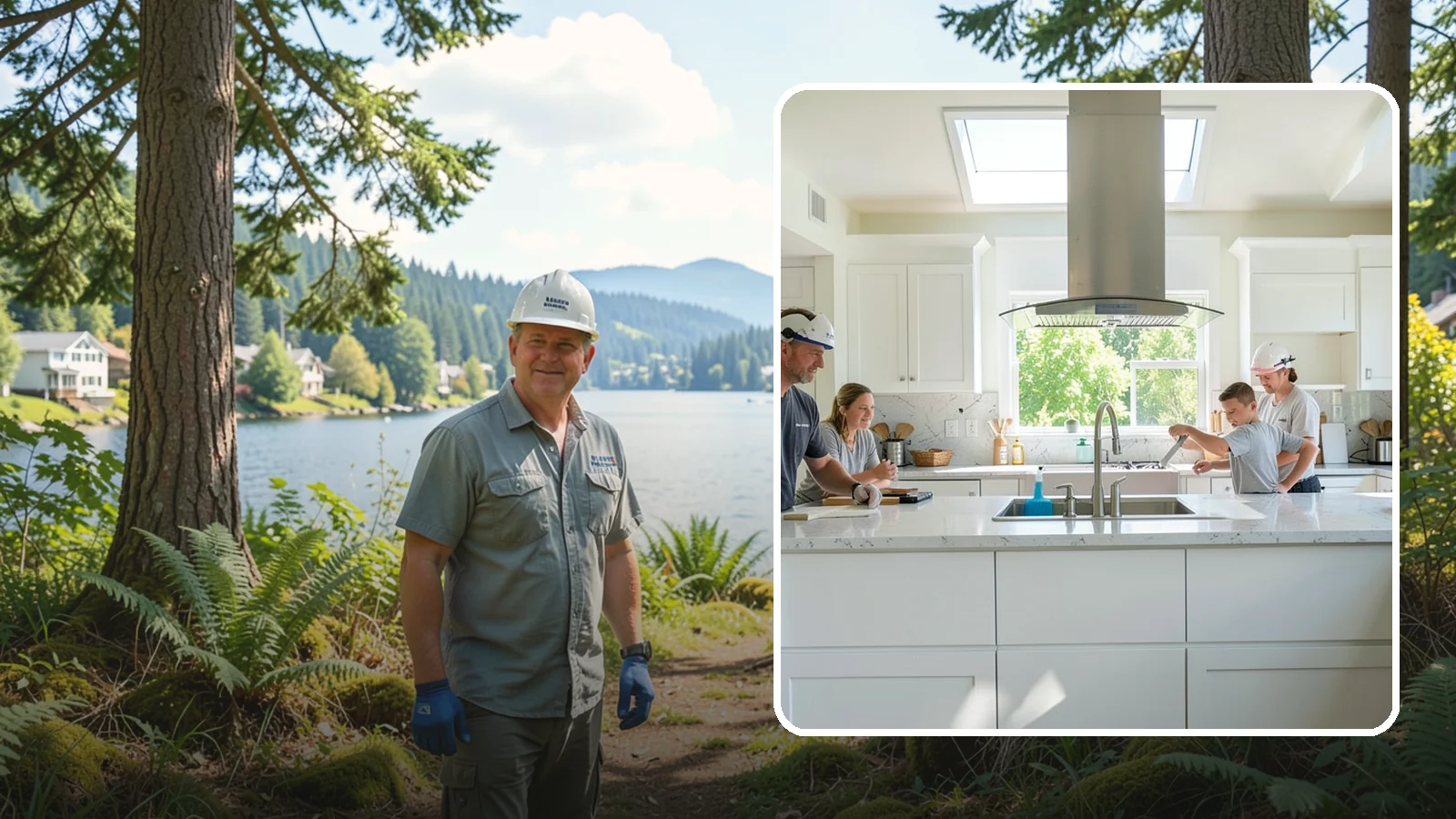 Kitchen Remodeling in Milton, King County, WA - A full kitchen remodel that reworks layout, cabinetry, counters, and finishes to fit how Western Washington families actually...