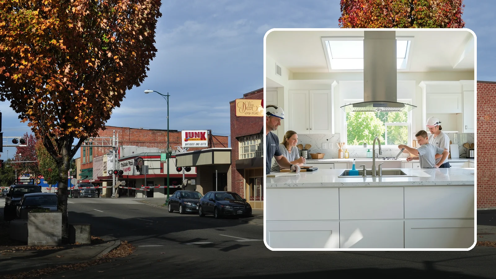 Kitchen Remodeling in Puyallup, Pierce County, WA - A full kitchen remodel that reworks layout, cabinetry, counters, and finishes to fit how Western Washington families actually...
