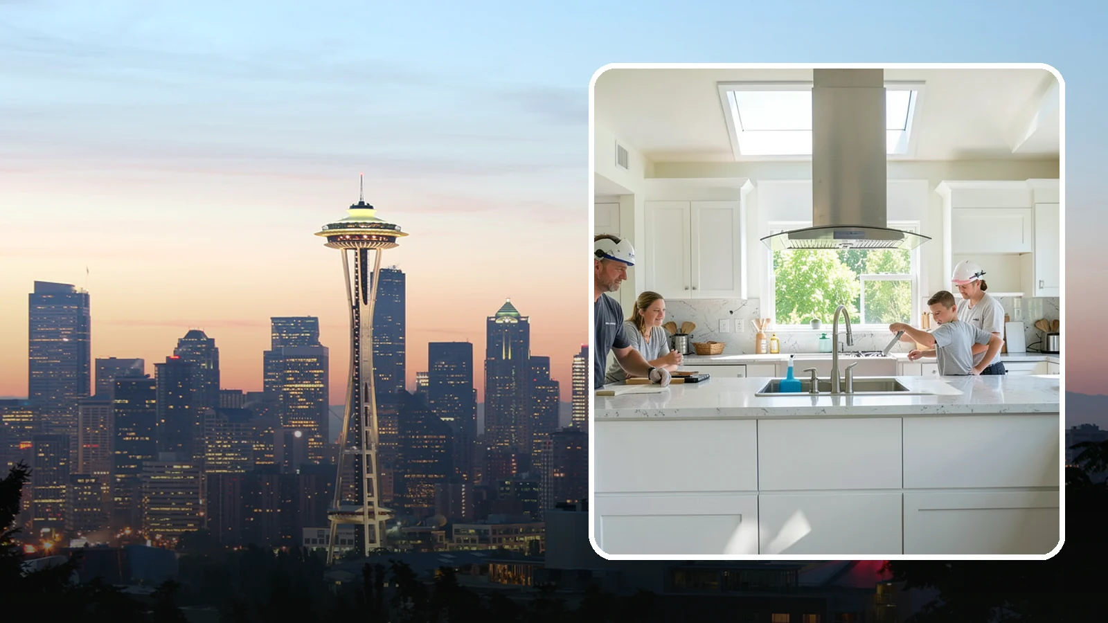 Kitchen Remodeling in Seattle, King County, WA - A full kitchen remodel that reworks layout, cabinetry, counters, and finishes to fit how Western Washington families actually...