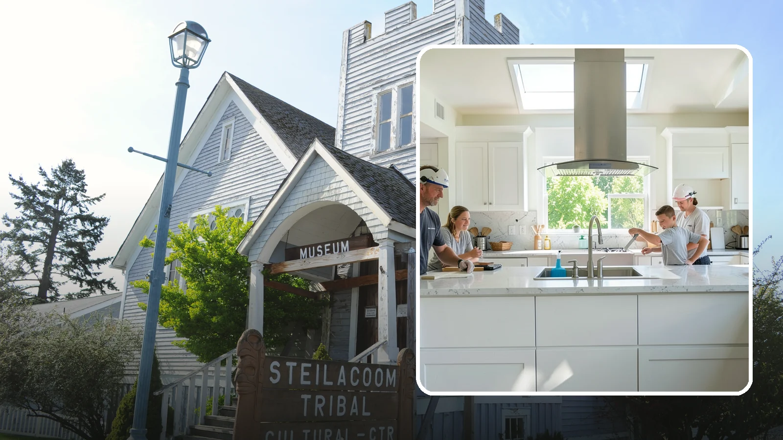 Kitchen Remodeling in Steilacoom, Pierce County, WA - A full kitchen remodel that reworks layout, cabinetry, counters, and finishes to fit how Western Washington families actually...