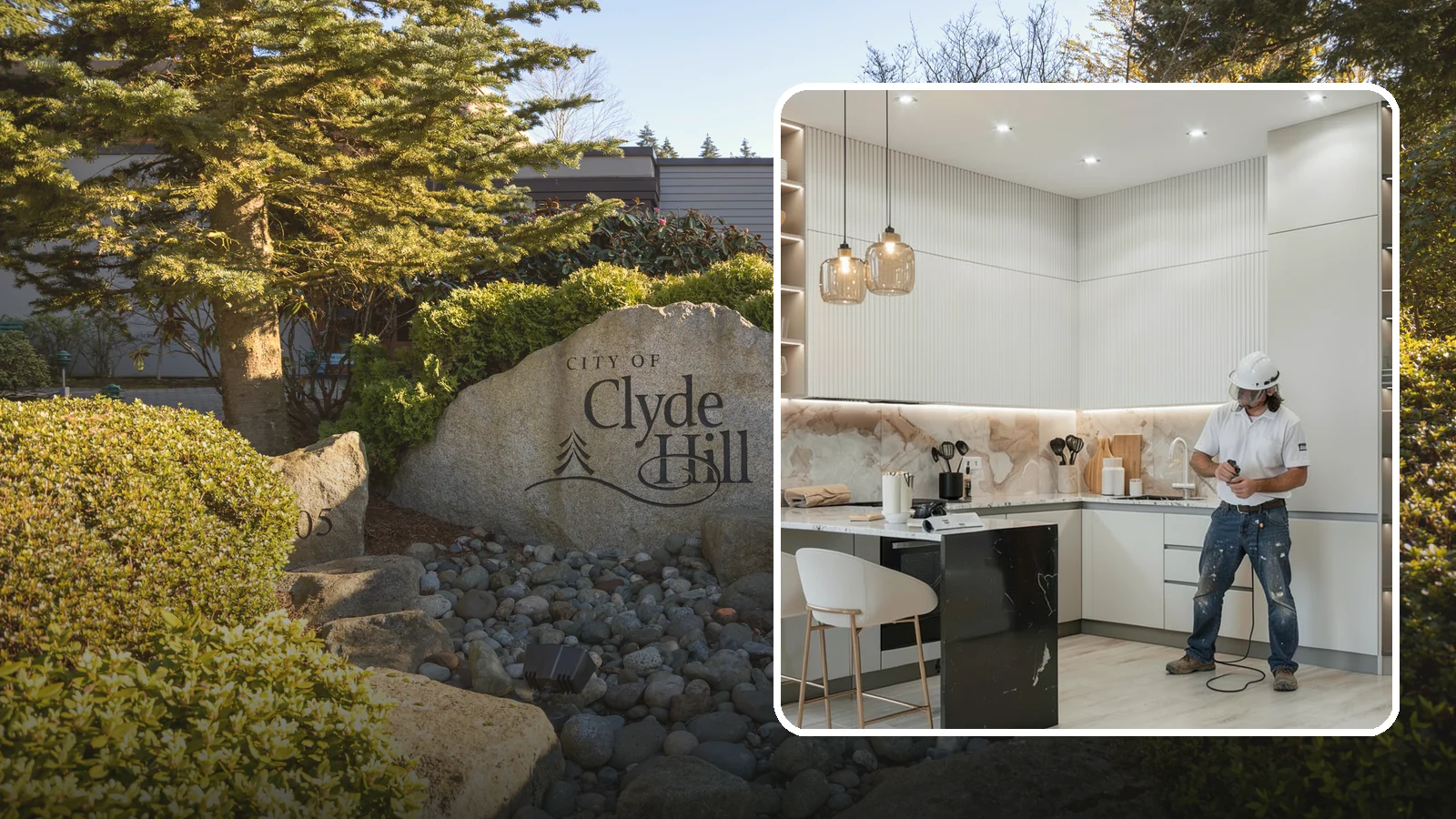 Kitchen Renovation in Clyde Hill, King County, WA - A kitchen renovation that refreshes and updates your existing space while keeping the core footprint largely intact.