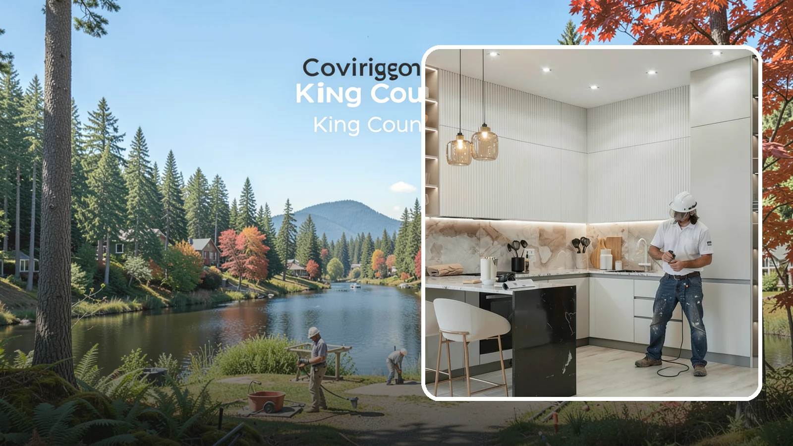 Kitchen Renovation in Covington, King County, WA - A kitchen renovation that refreshes and updates your existing space while keeping the core footprint largely intact.