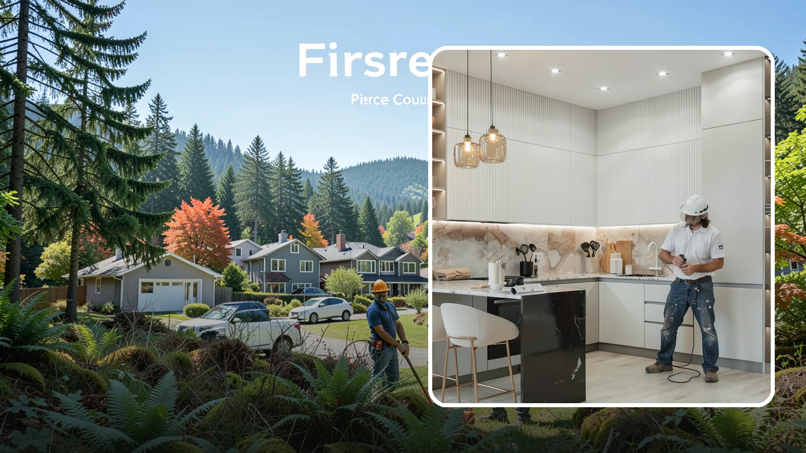 Kitchen Renovation in Fircrest, Pierce County, WA - A kitchen renovation that refreshes and updates your existing space while keeping the core footprint largely intact.