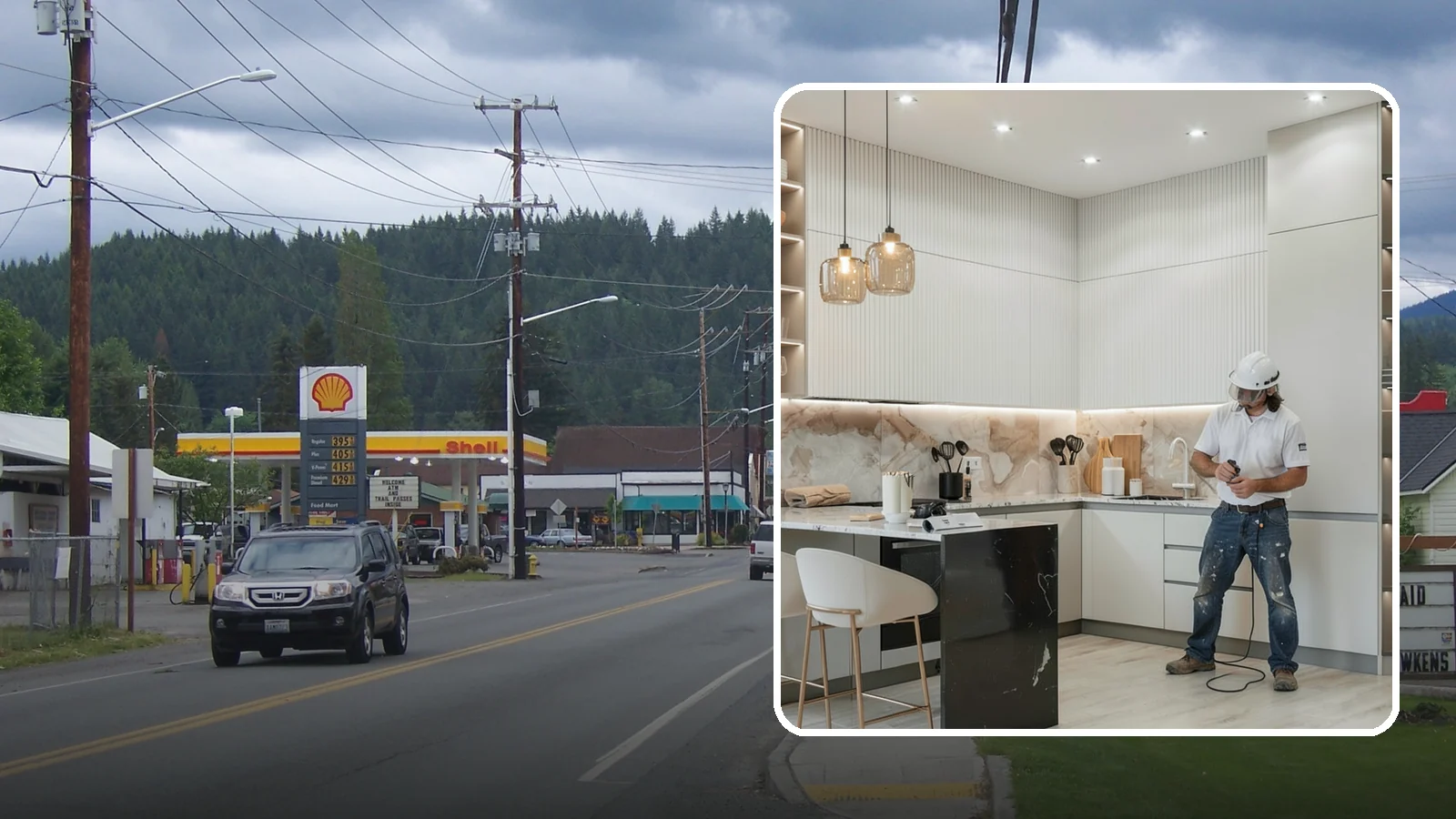 Kitchen Renovation in Granite Falls, Snohomish County, WA - A kitchen renovation that refreshes and updates your existing space while keeping the core footprint largely intact.