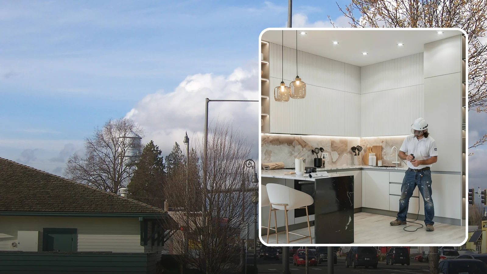 Kitchen Renovation in Marysville, Snohomish County, WA - A kitchen renovation that refreshes and updates your existing space while keeping the core footprint largely intact.