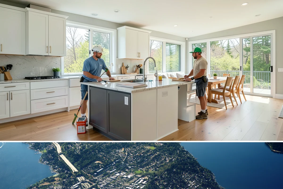 Kitchen Renovation in Mercer Island, King County, WA - Fall is an ideal window for a renovation, letting you enjoy a refreshed kitchen well before holiday gatherings.
