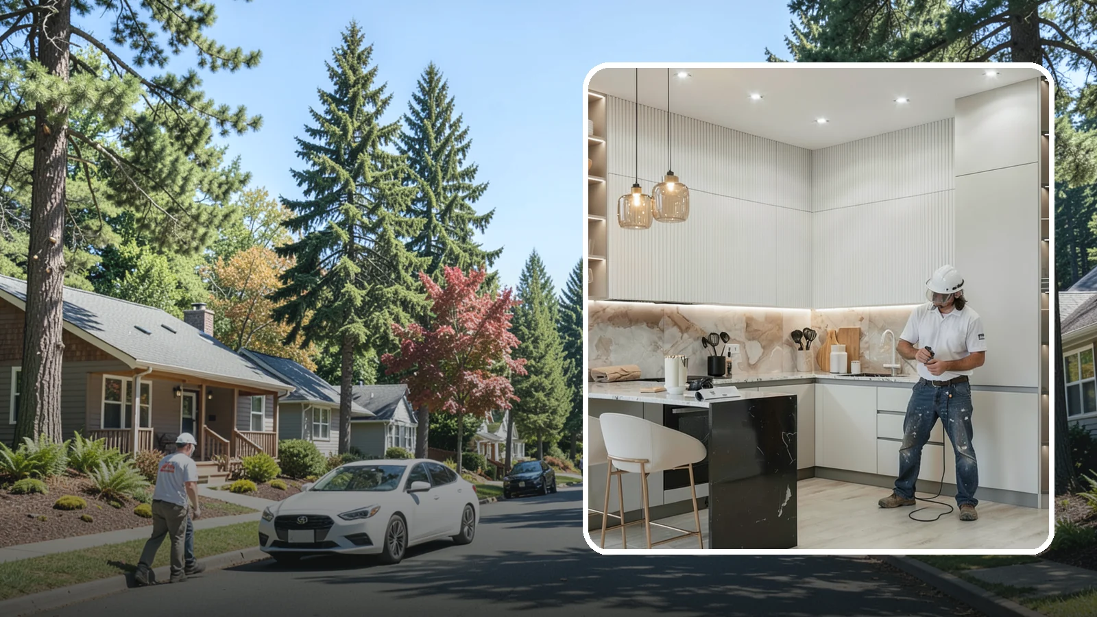 Kitchen Renovation in Orting, Pierce County, WA - A kitchen renovation that refreshes and updates your existing space while keeping the core footprint largely intact.