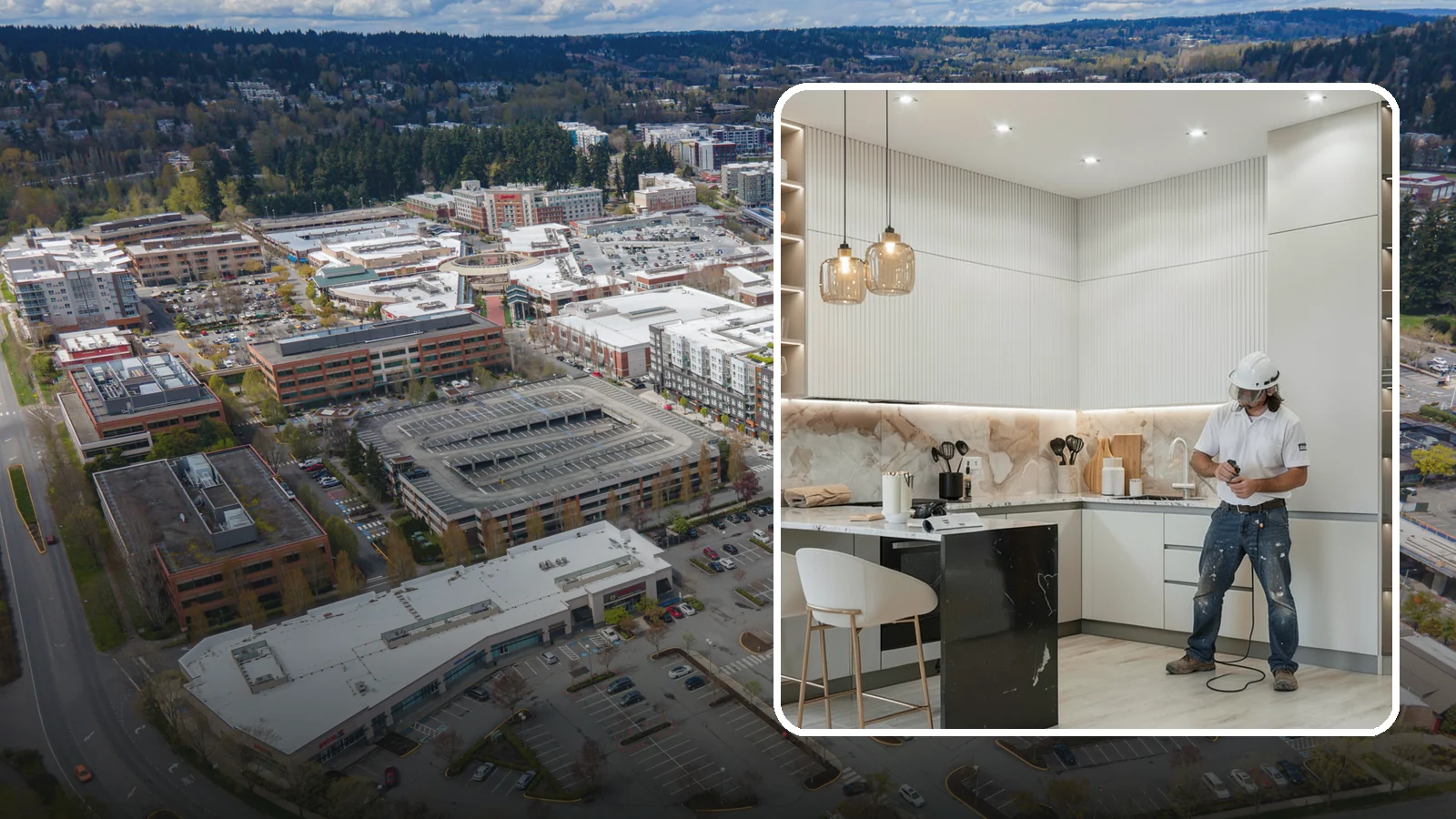 Kitchen Renovation in Redmond, King County, WA - A kitchen renovation that refreshes and updates your existing space while keeping the core footprint largely intact.