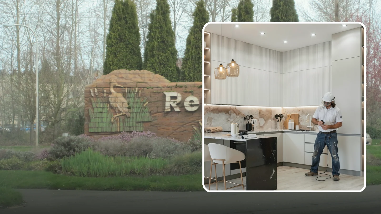 Kitchen Renovation in Renton, King County, WA - A kitchen renovation that refreshes and updates your existing space while keeping the core footprint largely intact.