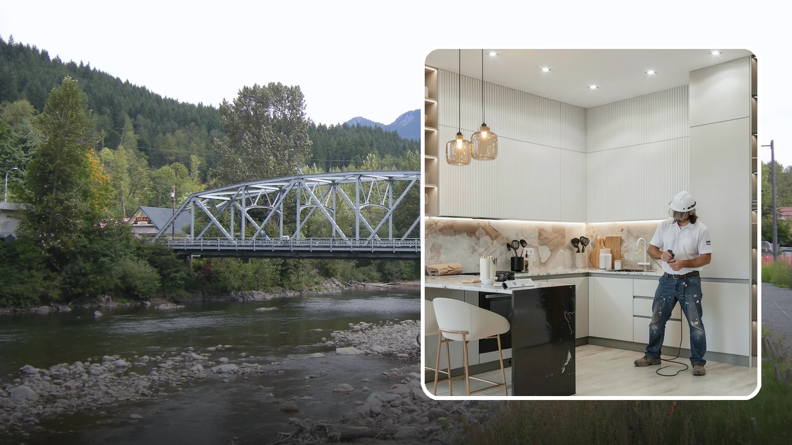 Kitchen Renovation in Skykomish, King County, WA - A kitchen renovation that refreshes and updates your existing space while keeping the core footprint largely intact.