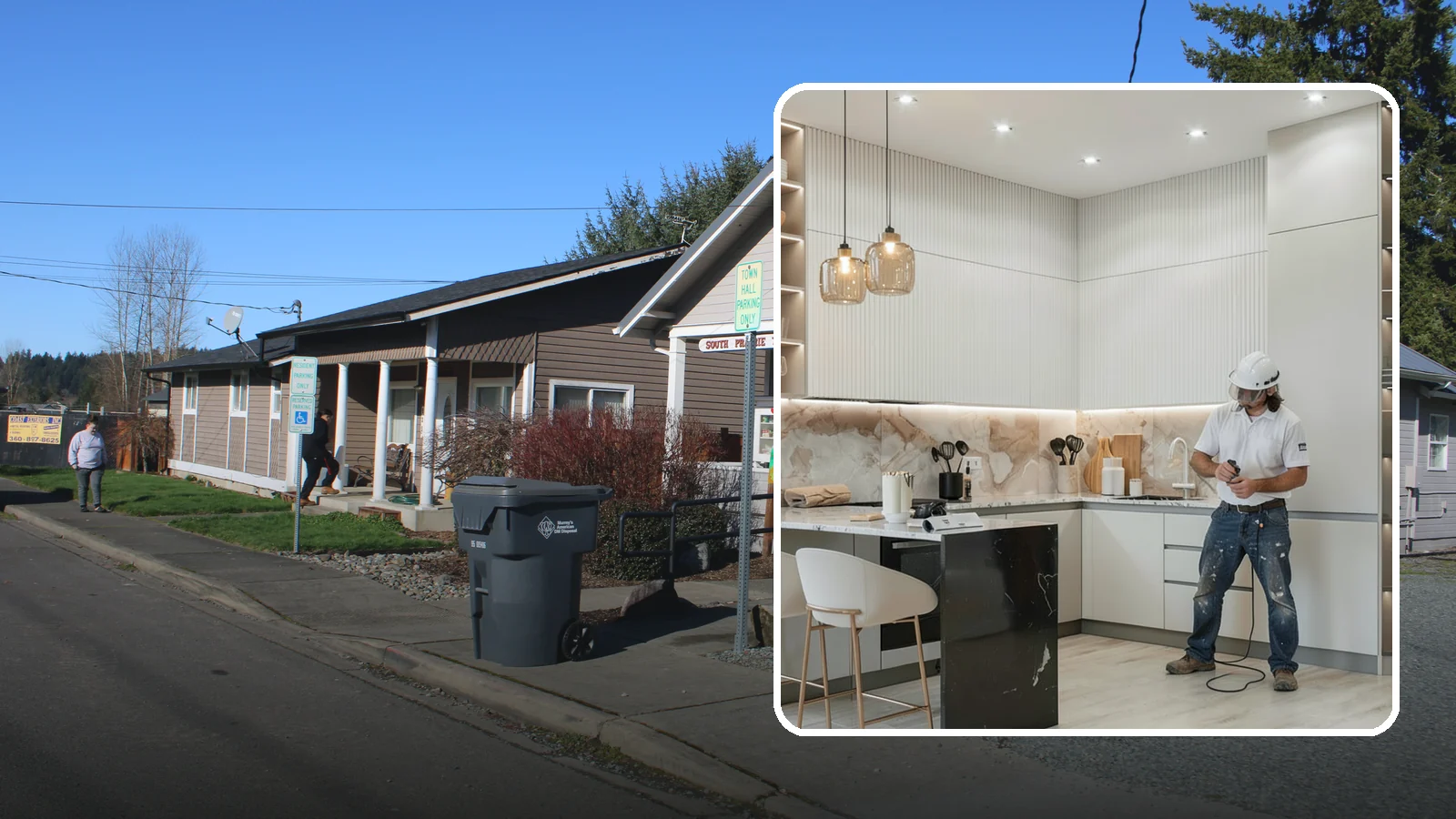 Kitchen Renovation in South Prairie, Pierce County, WA - A kitchen renovation that refreshes and updates your existing space while keeping the core footprint largely intact.