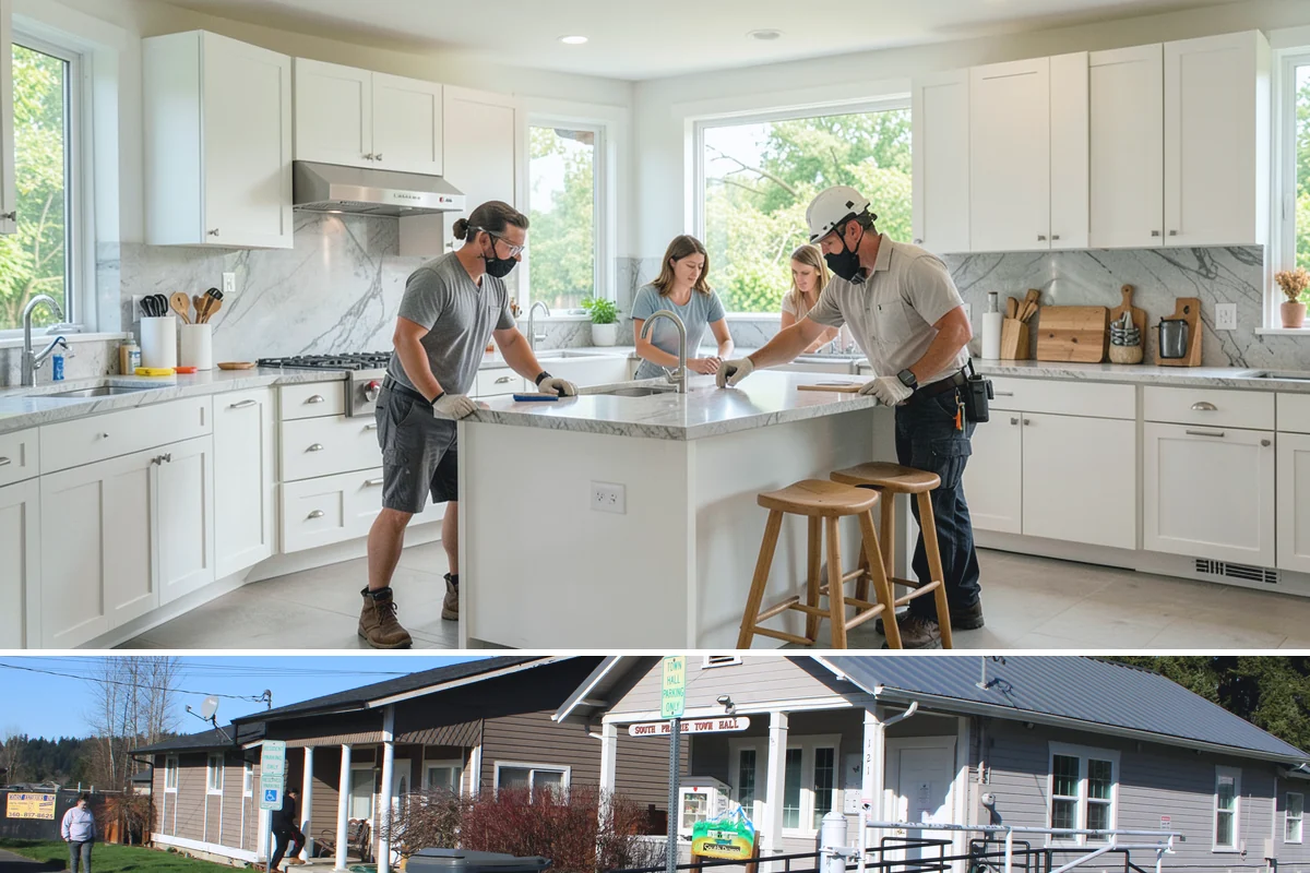 Kitchen Renovation in South Prairie, Pierce County, WA - Fall is an ideal window for a renovation, letting you enjoy a refreshed kitchen well before holiday gatherings.