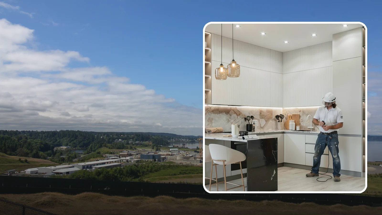 Kitchen Renovation in University Place, Pierce County, WA - A kitchen renovation that refreshes and updates your existing space while keeping the core footprint largely intact.