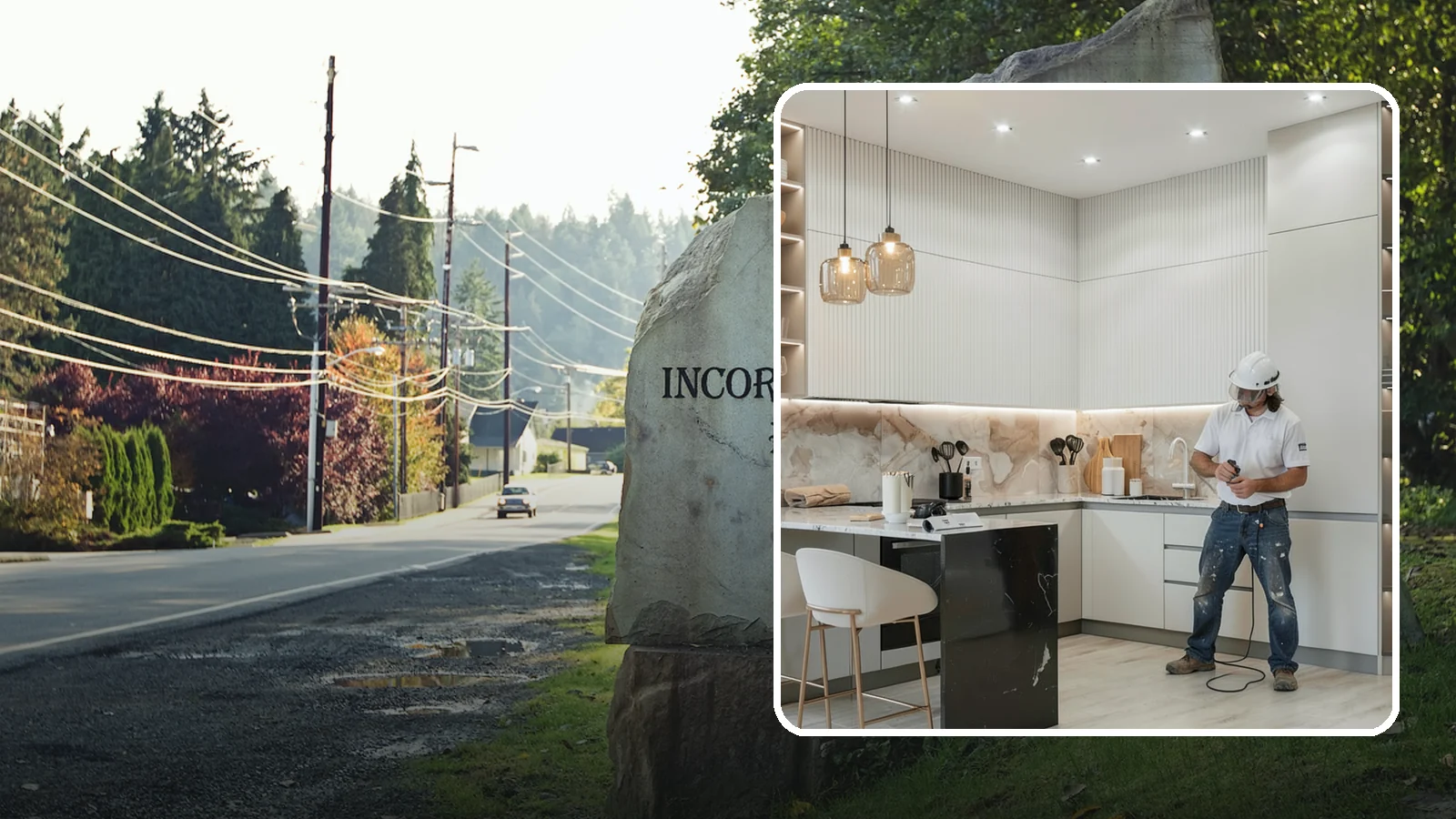 Kitchen Renovation in Wilkeson, Pierce County, WA - A kitchen renovation that refreshes and updates your existing space while keeping the core footprint largely intact.