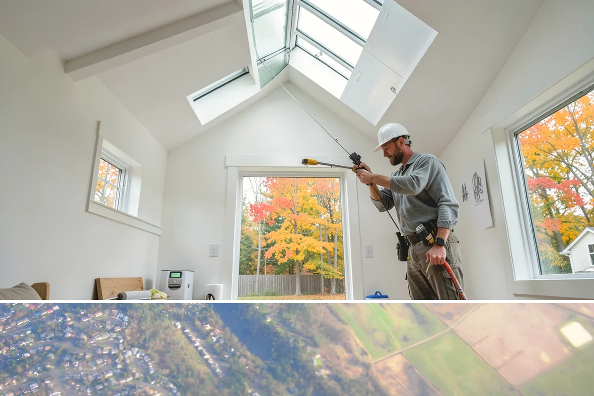Knee Wall Insulation in Algona, King County, WA - Knee wall work fits any season and is popular ahead of both summer heat and winter cold.